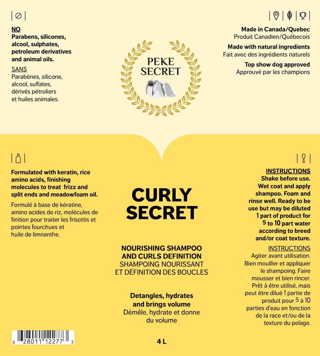 Peke Secret Shampoing Curly Secret 500 ML