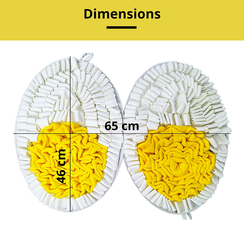 PawzNDogz Snuffle Mat Tapis Jeu Casse-tête Oeuf