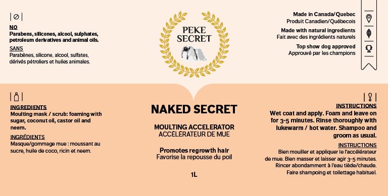 Peke Secret Naked Secret - 1 L