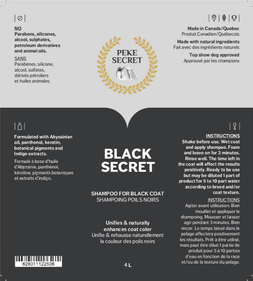 Peke Secret Shampoing Black Secret 500 ML