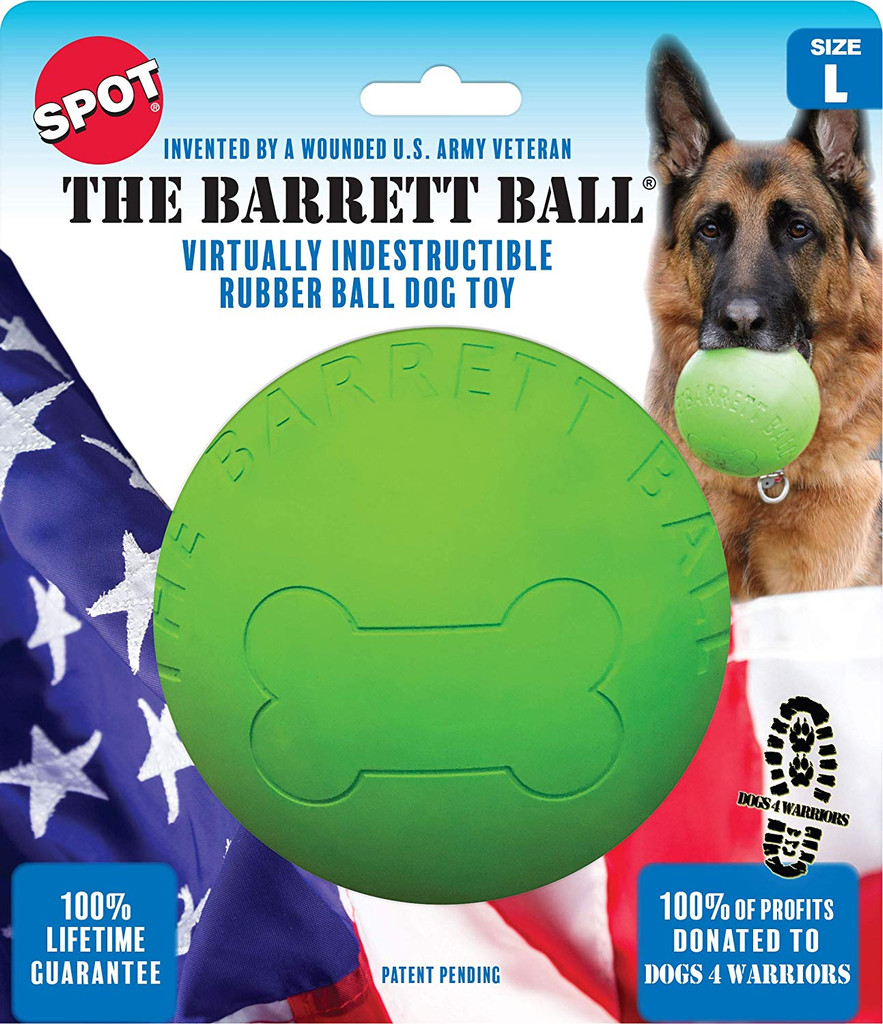 Barrett Ball Spot Balle Indestructible Vert