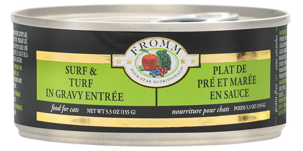 Fromm Plat De Pré Et Marée En Sauce Chat 155 g