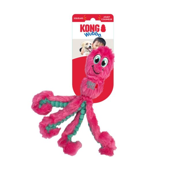 Kong Wubba Pieuvre Rose