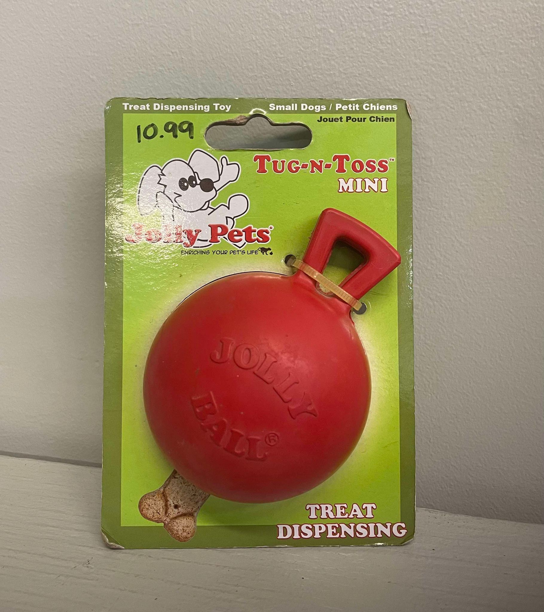 Jolly Pets Tug-n-Toss Mini 3"et 4"