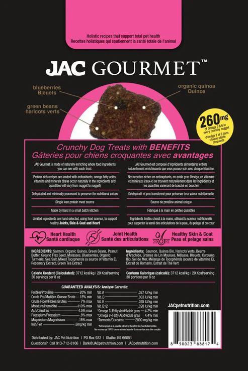 Gâteries Croquantes Avec Avantages Pour Chiens Jac Gourmet